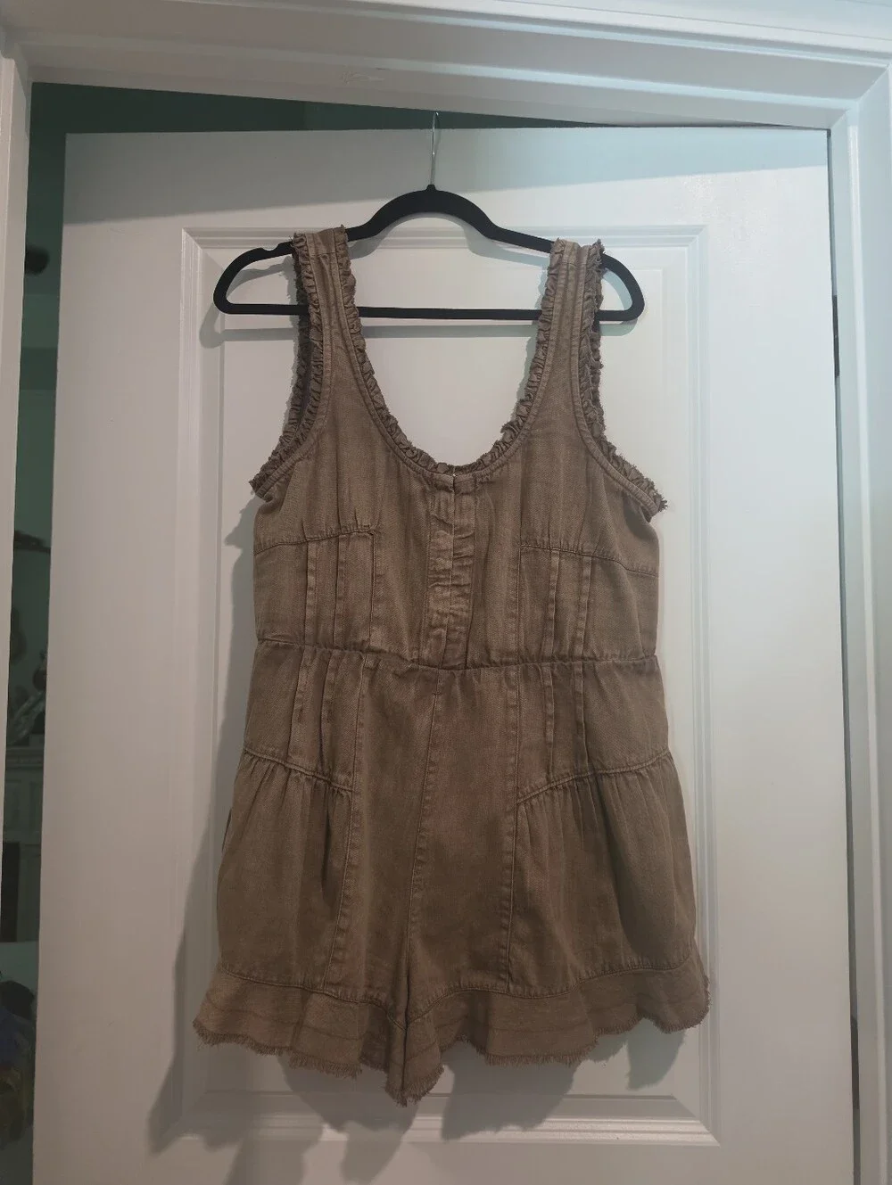 Free People Tiered Sleevless Romper